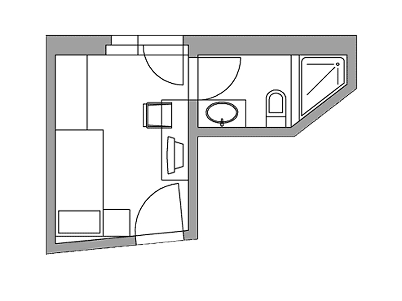 EINZELZIMMER SÜD-OST - BÜNDNERHOF EINZELZIMMER SÜD-OST - BÜNDNERHOF